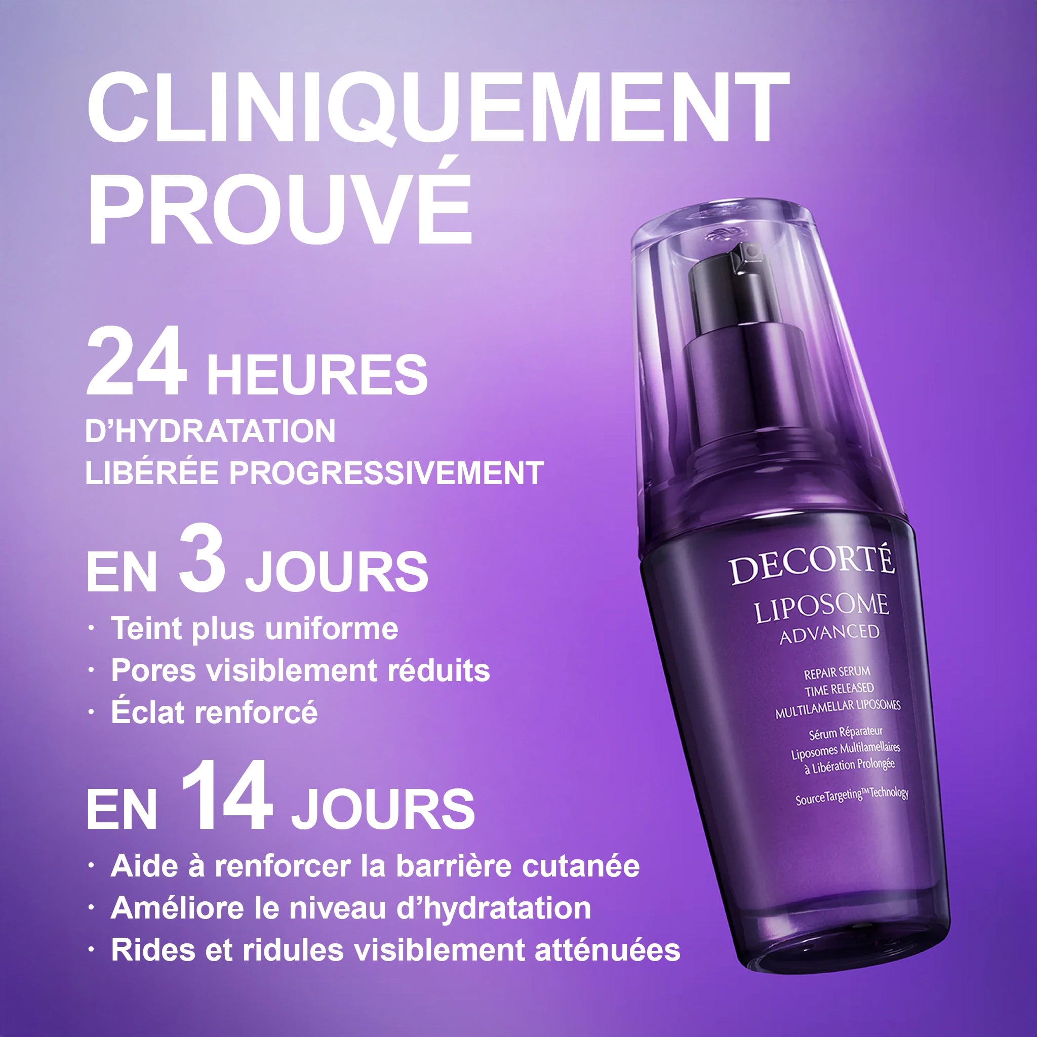 DECORTÉ Sérum Réparateur Liposomes Multilamellaires à Libération Prolongée 50ml