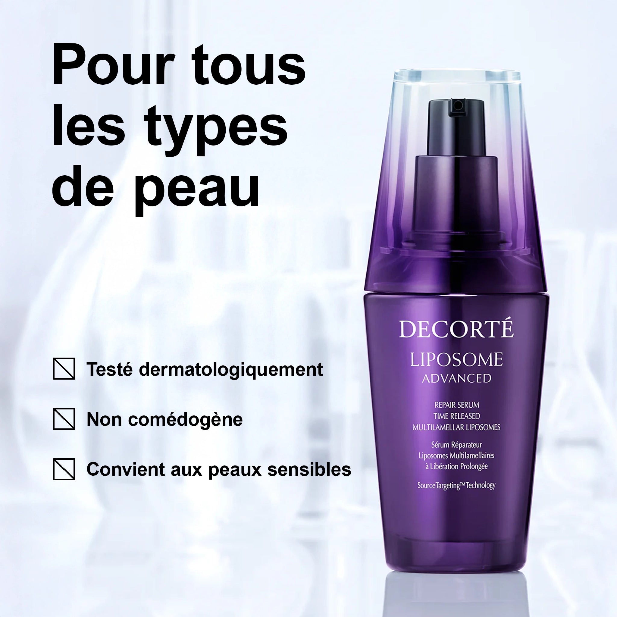 DECORTÉ Sérum Réparateur Liposomes Multilamellaires à Libération Prolongée 50ml