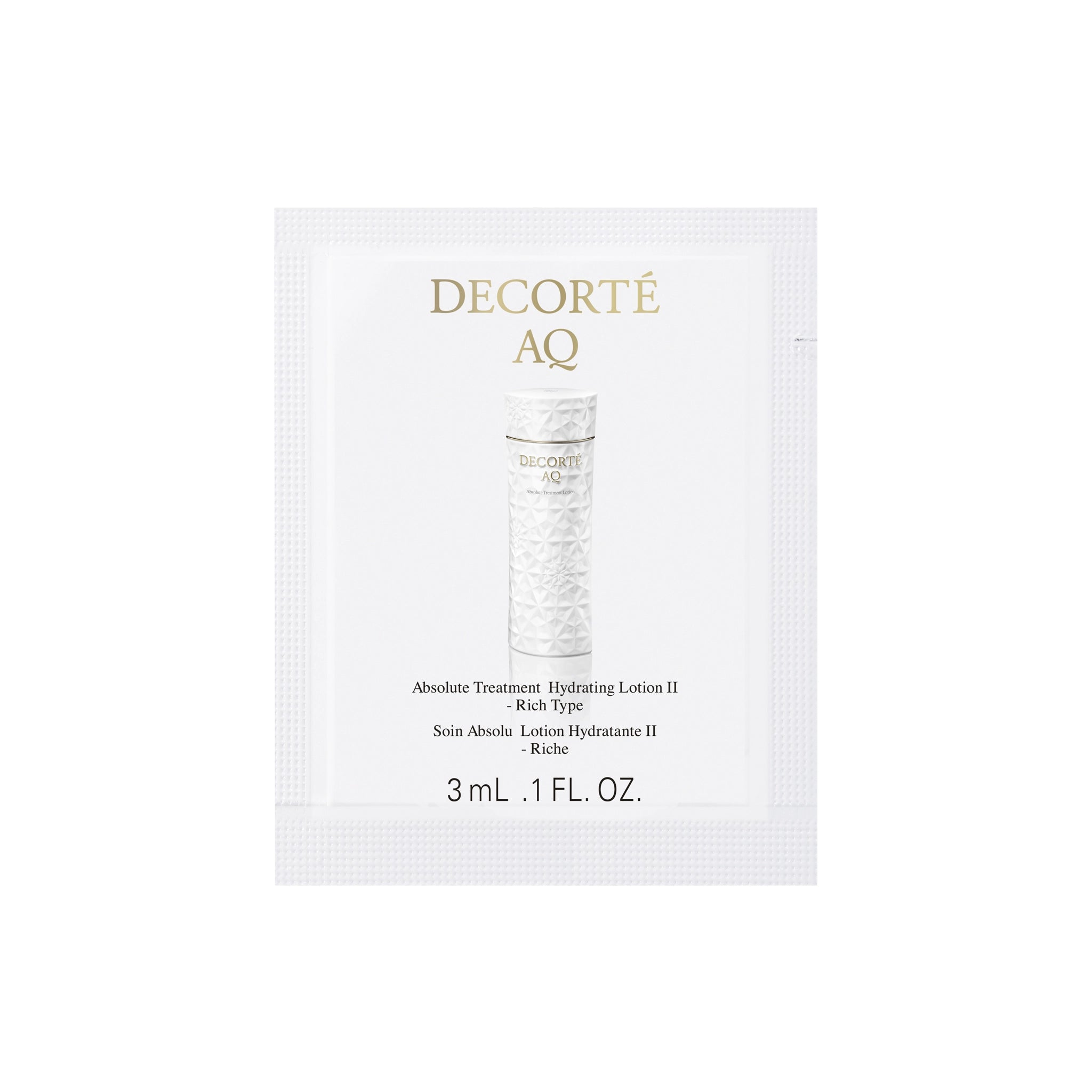 DECORTÉ AQ ABSOLUTE TREATMENT HYDRATING LOTION II SAMPLE