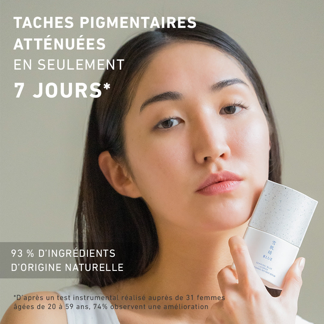 SEKKISEI BLUE Sérum Perfecteur Illuminant à la Réglisse