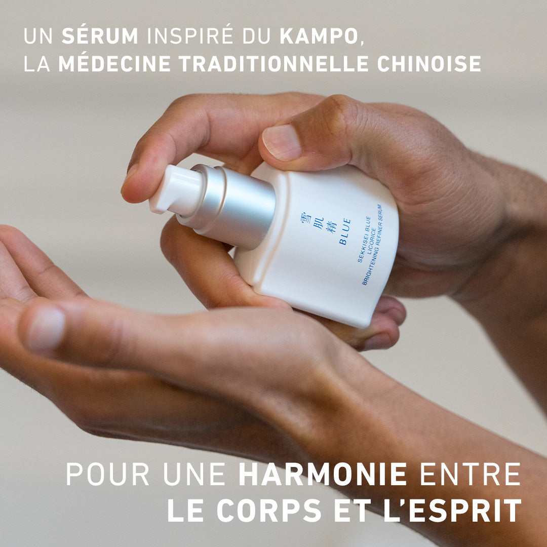 SEKKISEI BLUE Sérum Perfecteur Illuminant à la Réglisse