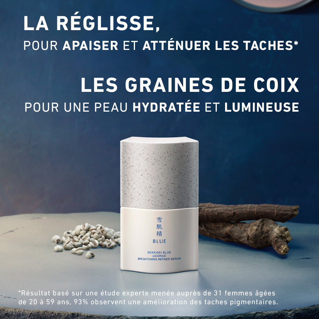 SEKKISEI BLUE Sérum Perfecteur Illuminant à la Réglisse