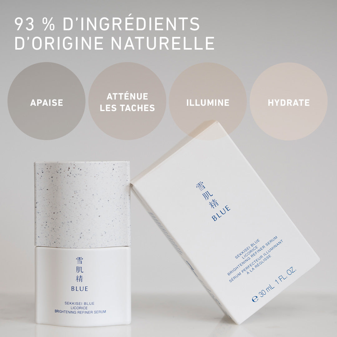 SEKKISEI BLUE Sérum Perfecteur Illuminant à la Réglisse