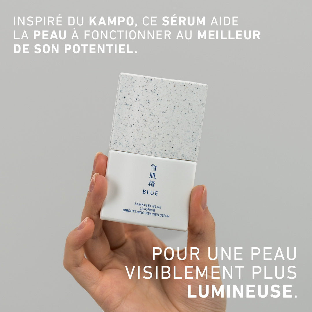 SEKKISEI BLUE Sérum Perfecteur Illuminant à la Réglisse